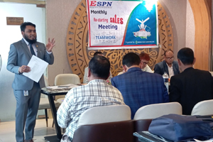 ESPN পরিবারের মাসিক রিস্টারটিং সেল্স  মিটিং